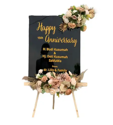 Papan Bunga Akrilik Venue Pernikahan Tangerang Selatan